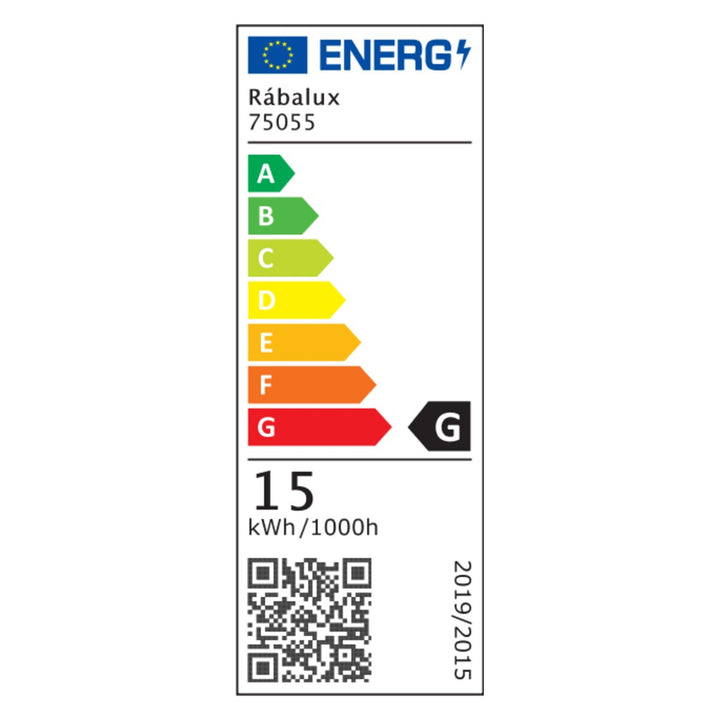 Rabalux Odran fürdőszobai lámpa, LED 15 W, IP44, 4000 K, 75055