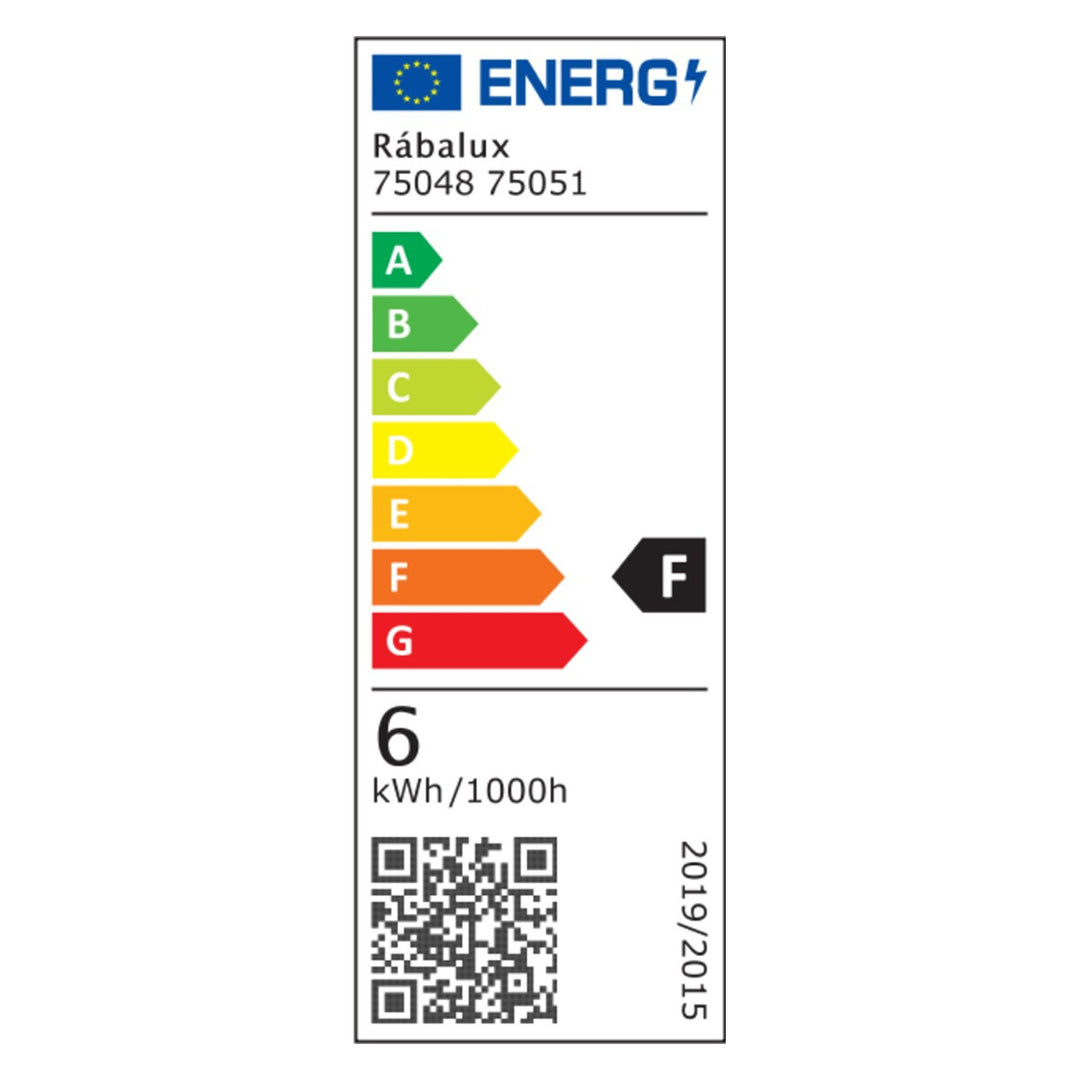 Rabalux Oliro LED 6 W fürdőszobai lámpa, króm, IP44, 4000 K, 75048
