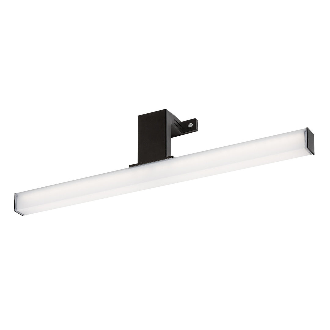 Rabalux Oliro LED 6 W-os fürdőszobai lámpa, fekete, IP44, 4000 K, 75051
