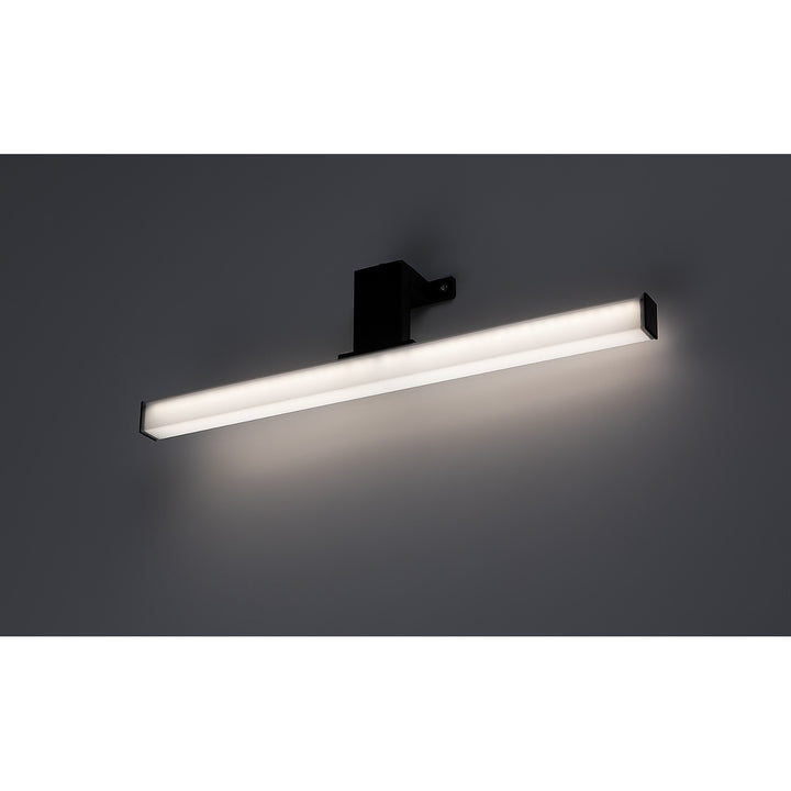 Rabalux Oliro LED 6 W-os fürdőszobai lámpa, fekete, IP44, 4000 K, 75051