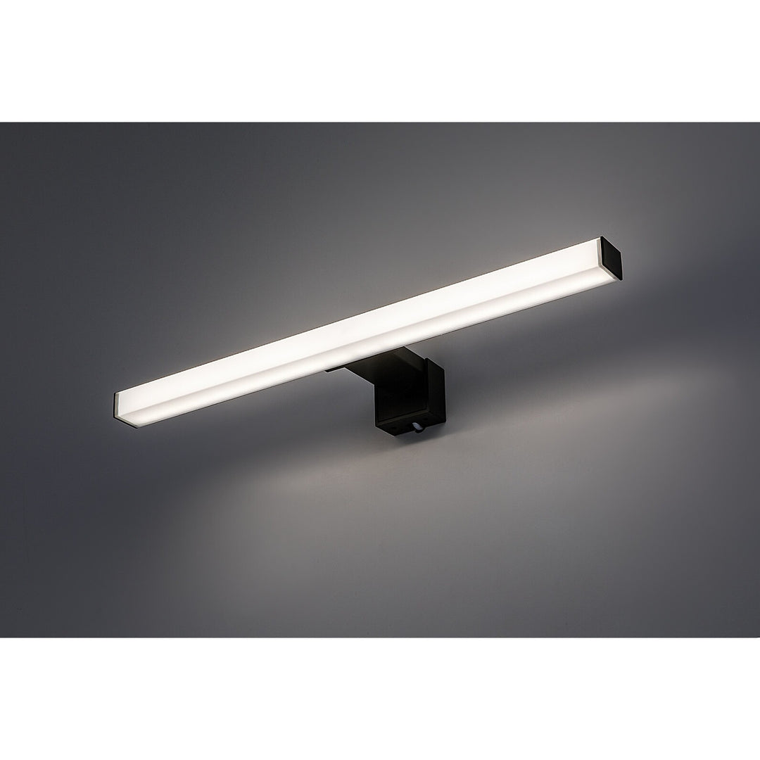 Rabalux Oliro LED 6 W-os fürdőszobai lámpa, fekete, IP44, 4000 K, 75051