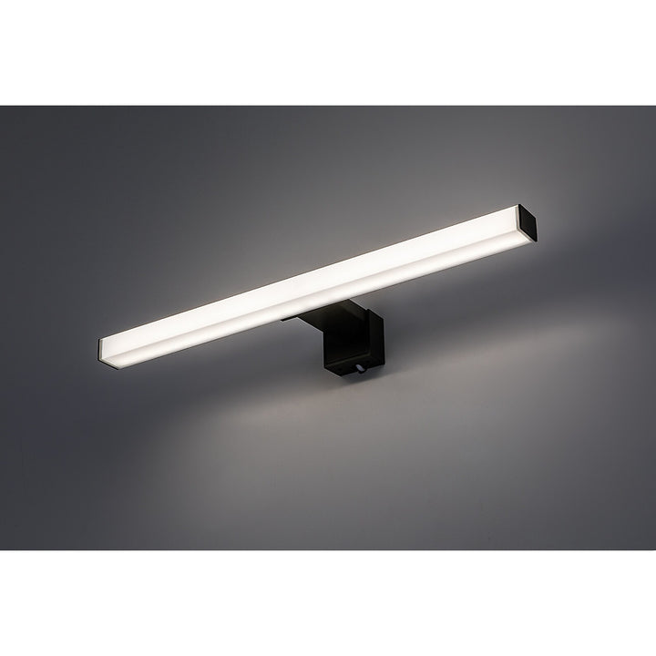 Rabalux Oliro LED 6 W-os fürdőszobai lámpa, fekete, IP44, 4000 K, 75051