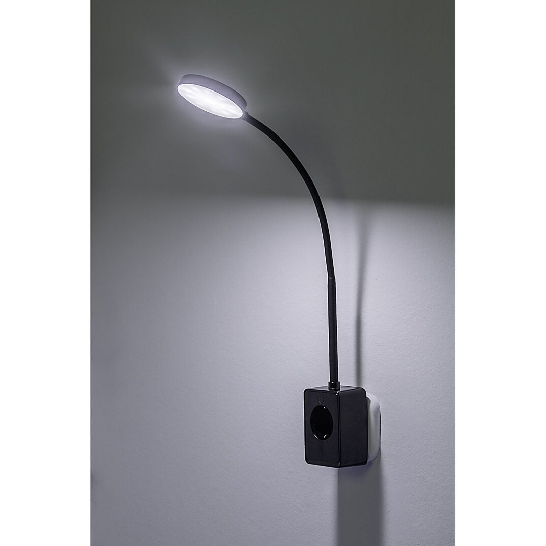 Rabalux Tivro falilámpa, 4 W-os LED, fekete, IP20, 3 hőmérsékleti változat: 3000, 4000, 6000, 71283