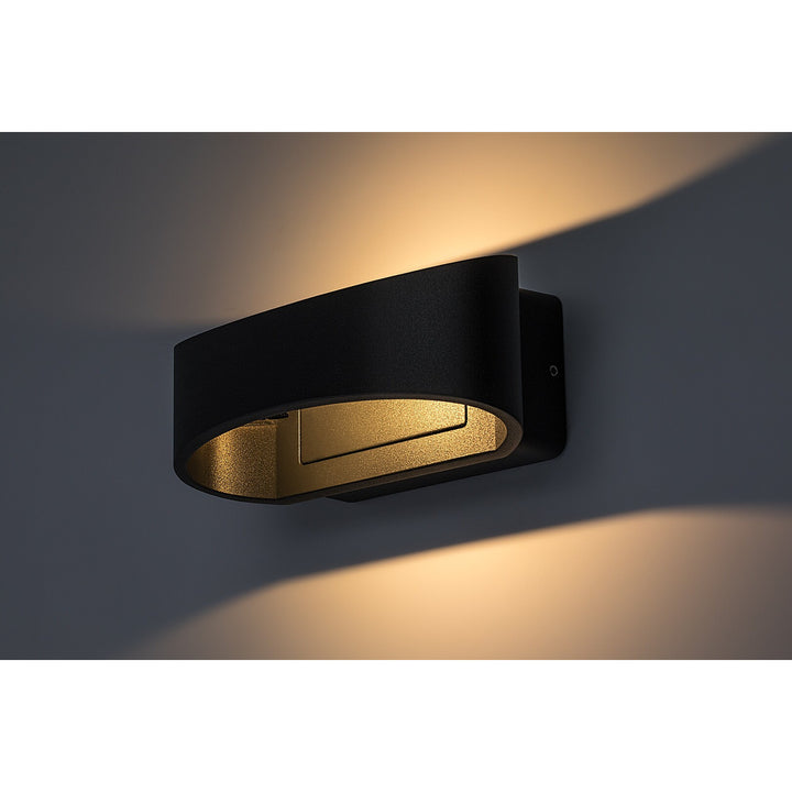 Rabalux Gerla kültéri falilámpa, antracit, 9 W-os LED, IP54, 3000 K, 77179