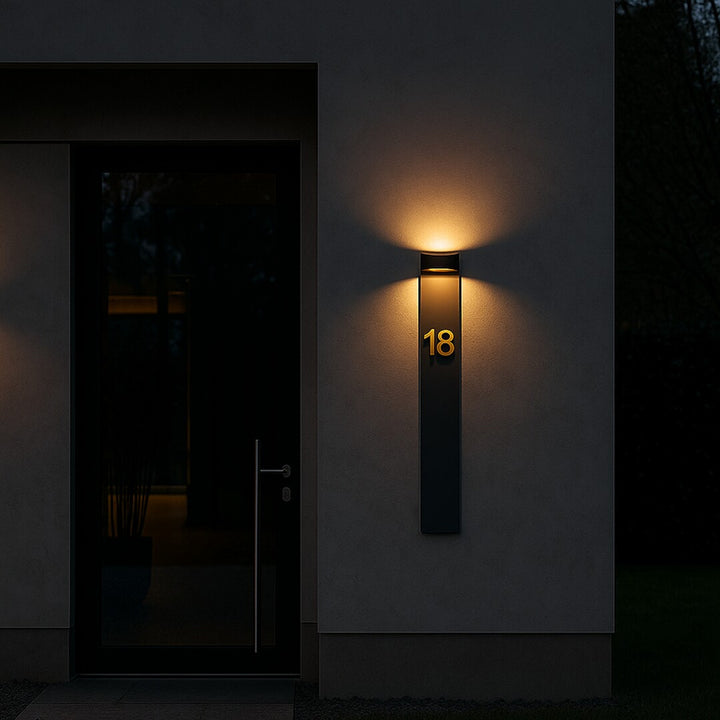 Rabalux Gerla kültéri falilámpa, antracit, 9 W-os LED, IP54, 3000 K, 77179