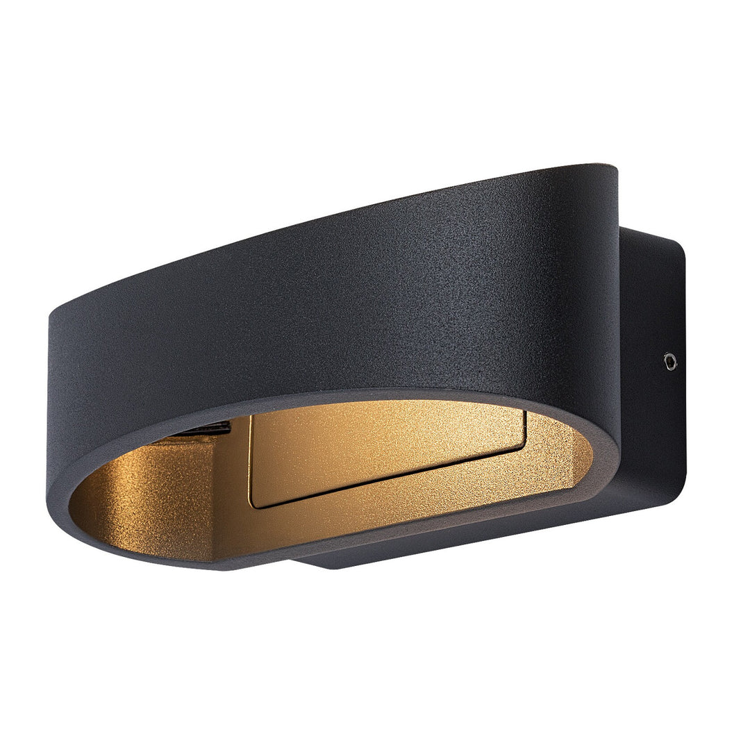 Rabalux Gerla kültéri falilámpa, antracit, 9 W-os LED, IP54, 3000 K, 77179
