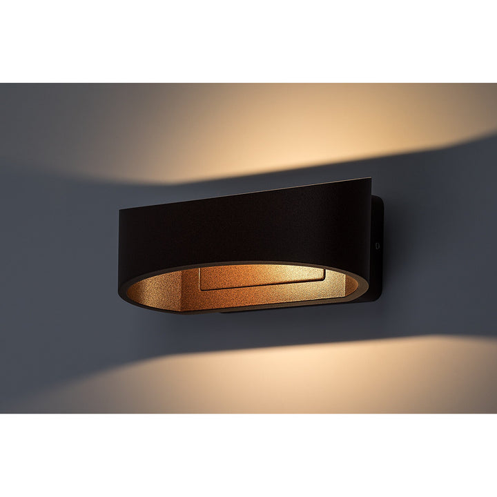 Rabalux Gerla kültéri falilámpa, barna, 9 W-os LED, IP54, 3000 K, 77180