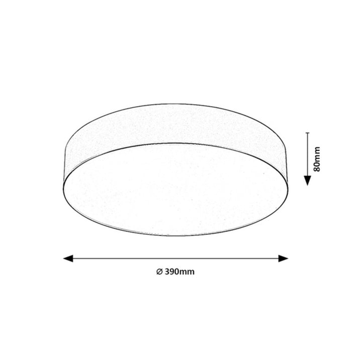 Rabalix Dolen lámpa, szürke-bézs, 3x E27, max. 9 W, IP43, 75068