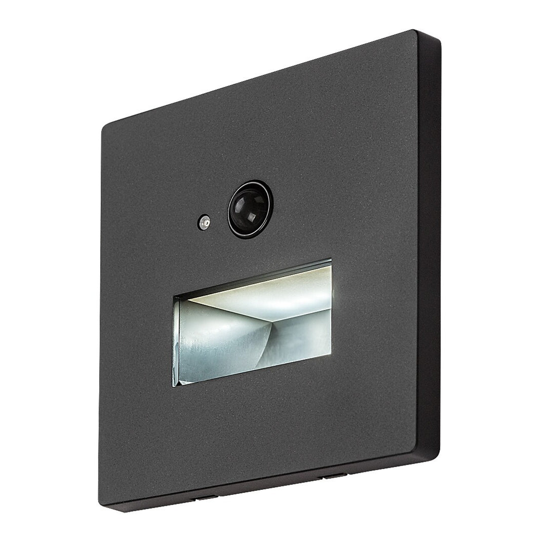 Lunca LED-lámpa, 1 W, IP20, fekete, 3000, 4500, 6500 K, mozgásérzékelő, fényérzékelő, 77197