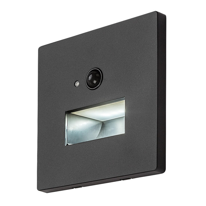 Lunca LED-lámpa, 1 W, IP20, fekete, 3000, 4500, 6500 K, mozgásérzékelő, fényérzékelő, 77197