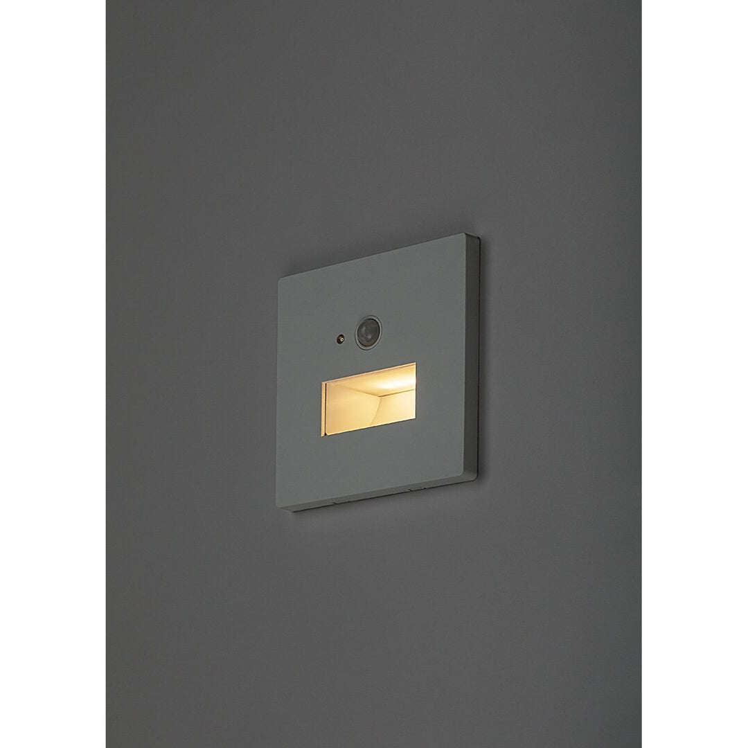 Lunca LED-lámpa, 1 W, IP20, fehér, 3000, 4500, 6500 K, mozgásérzékelő, fényérzékelő, 77198