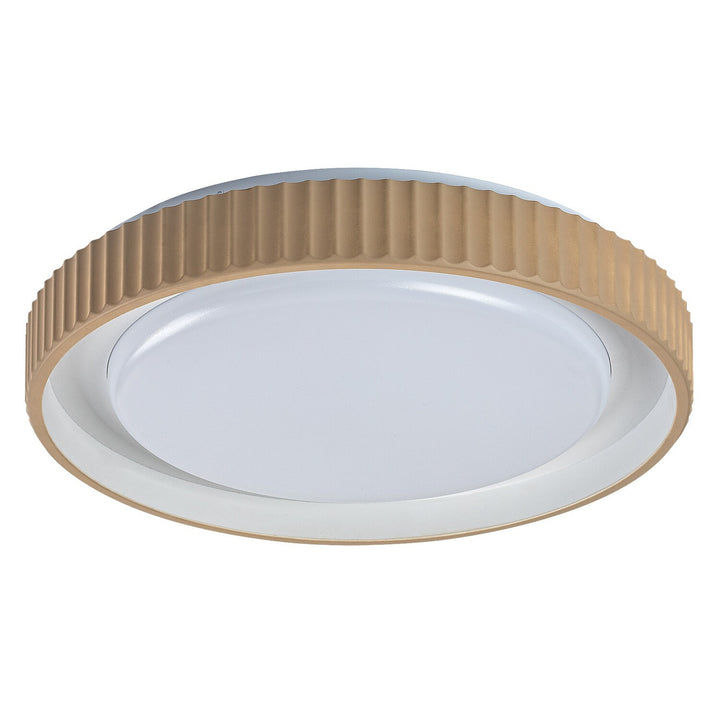 Pastello LED lámpa 48 W, IP20, szürke-bézs, 3000–6500 K, memóriafunkció távirányítóval, időzítőfunkció, éjszakai lámpa hatás, 71345