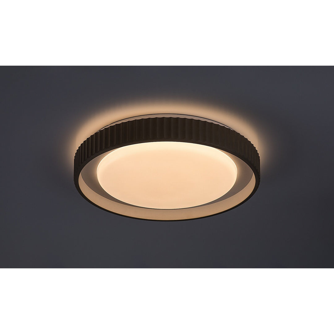 Pastello LED lámpa 48 W, IP20, szürke-bézs, 3000–6500 K, memóriafunkció távirányítóval, időzítőfunkció, éjszakai lámpa hatás, 71345