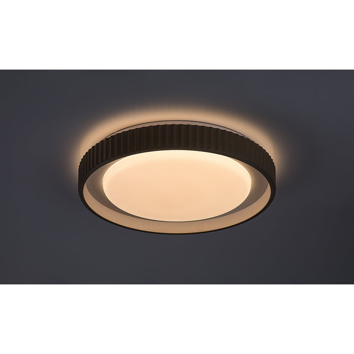 Pastello LED lámpa 48 W, IP20, szürke-bézs, 3000–6500 K, memóriafunkció távirányítóval, időzítőfunkció, éjszakai lámpa hatás, 71345