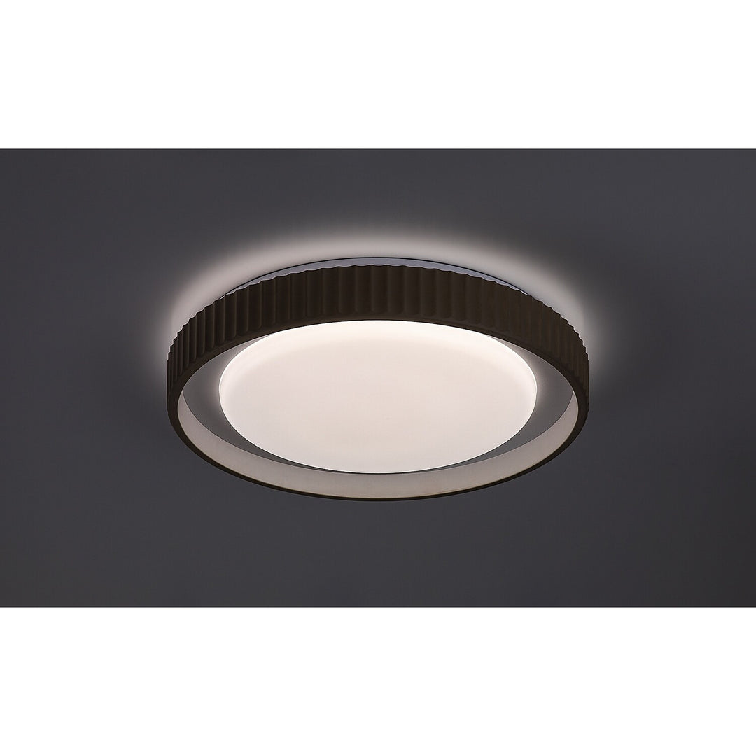 Pastello LED lámpa 48 W, IP20, szürke-bézs, 3000–6500 K, memóriafunkció távirányítóval, időzítőfunkció, éjszakai lámpa hatás, 71345