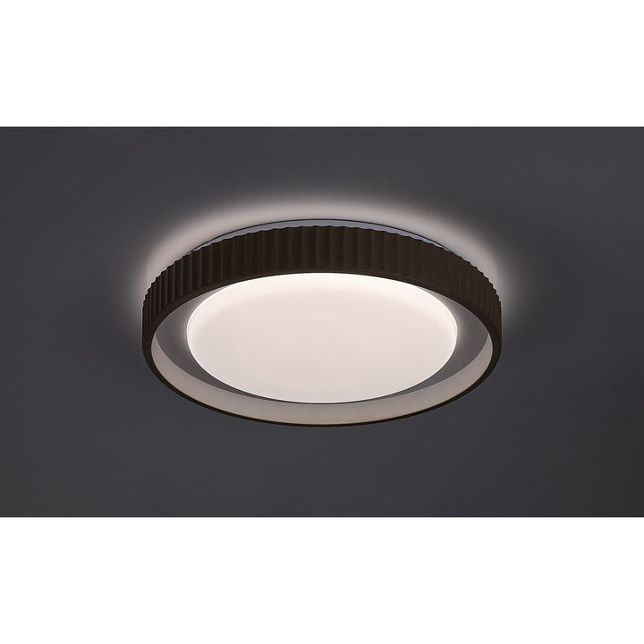 Pastello LED lámpa 48 W, IP20, szürke-bézs, 3000–6500 K, memóriafunkció távirányítóval, időzítőfunkció, éjszakai lámpa hatás, 71345