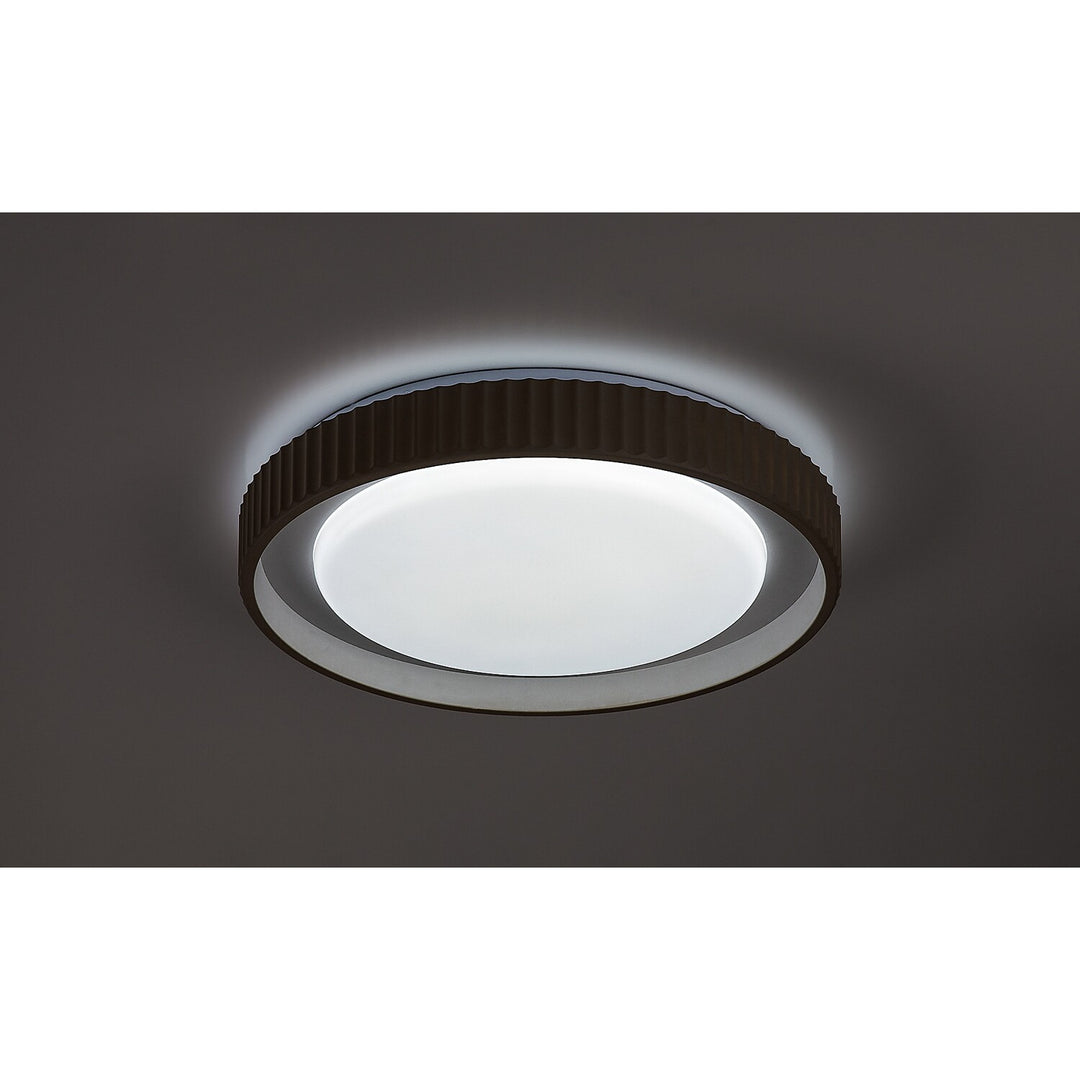 Pastello LED lámpa 48 W, IP20, szürke-bézs, 3000–6500 K, memóriafunkció távirányítóval, időzítőfunkció, éjszakai lámpa hatás, 71345