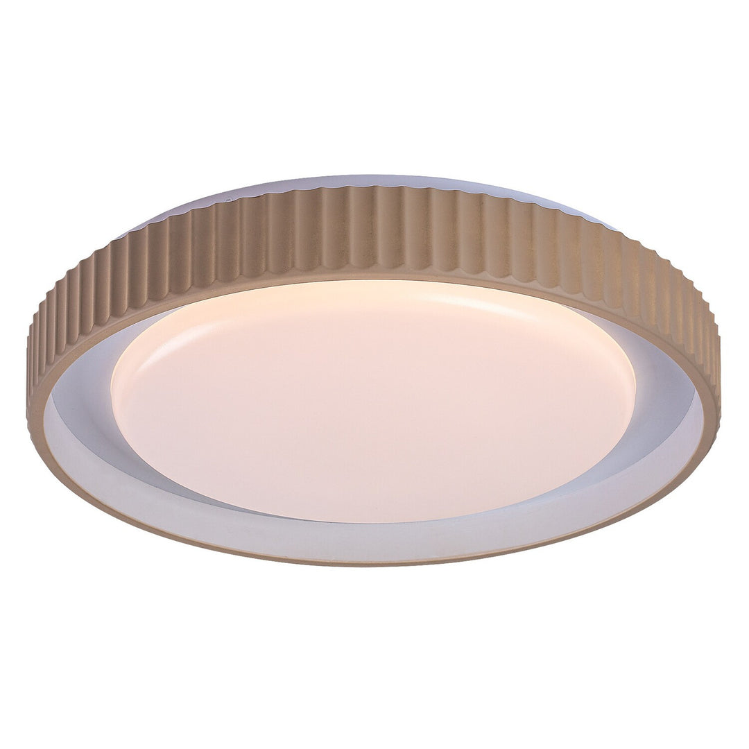 Pastello LED lámpa 48 W, IP20, szürke-bézs, 3000–6500 K, memóriafunkció távirányítóval, időzítőfunkció, éjszakai lámpa hatás, 71345