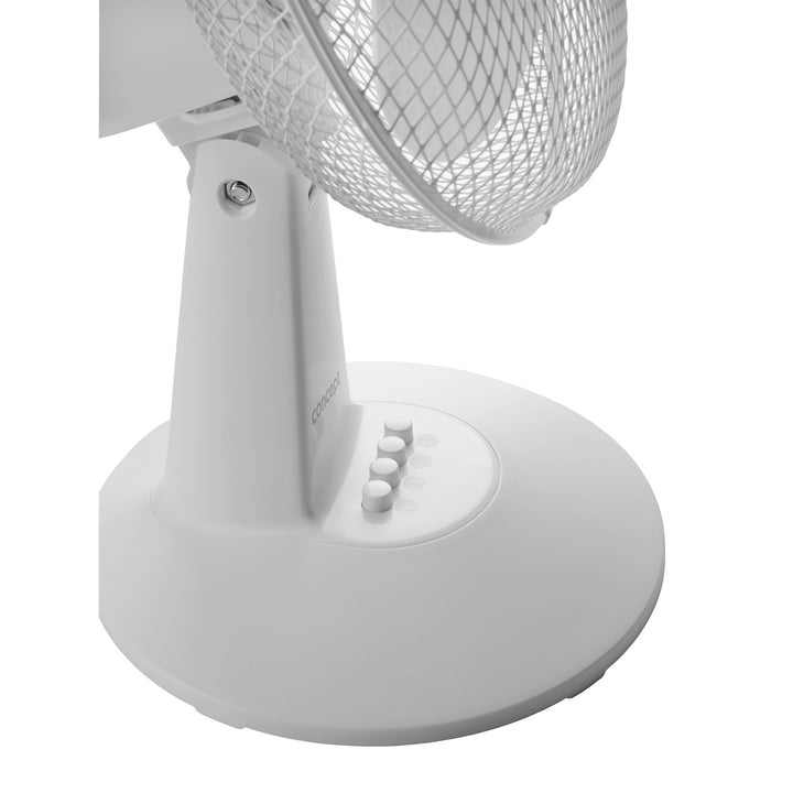 Concept asztali ventilátor, fehér színű, 3 sebességfokozat, oszcilláció, csendes működés, állítható dőlésszög, VS5040