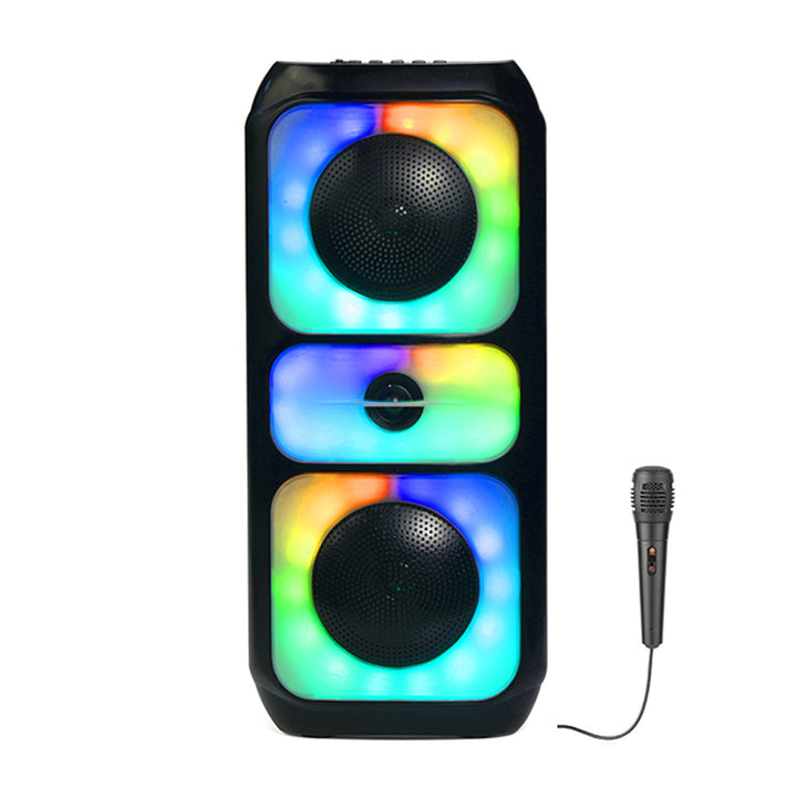 Tracer vezeték nélküli hangszóró, Bluetooth 5.0, 20 W RMS teljesítmény, karaoke mód, mikrofon, Powervox P2 TWS
