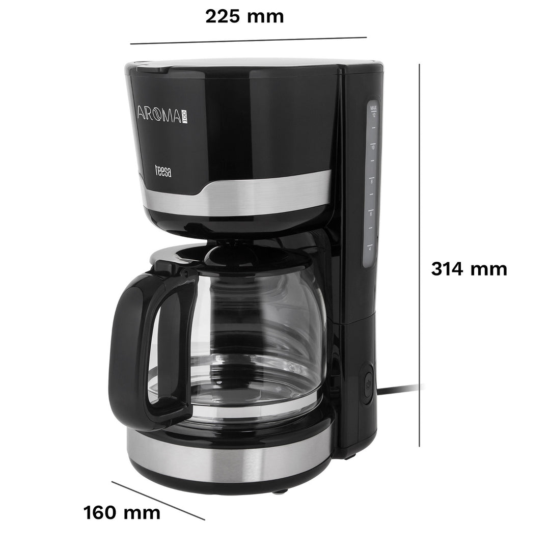 Teesa AROMA 100 átfolyós kávéfőző, 1,5 l, 1000 W teljesítmény
