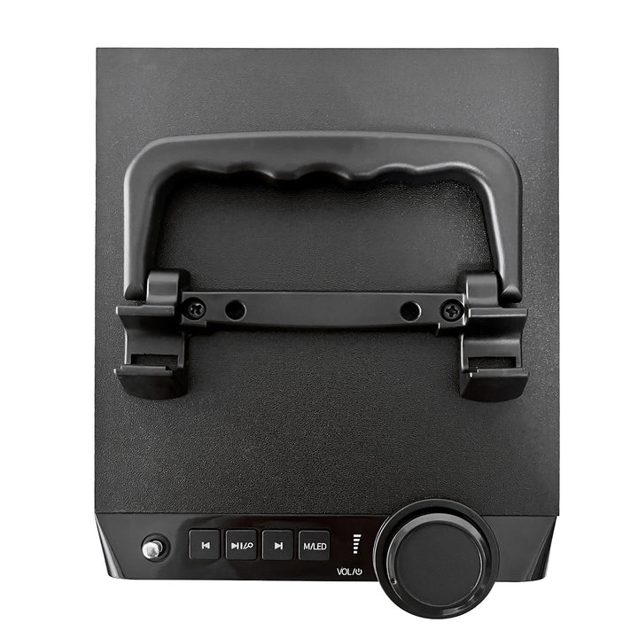 OVERBOX MT3186 hordozható Bluetooth-hangszóró, FM-rádió, SD-kártya- és USB-támogatás, 30 W RMS teljesítmény, Mediatech