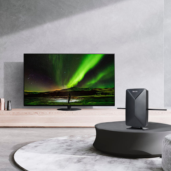 Aktív antenna, szobai, beltéri, kültéri, DVB-T2, 4K földfelszíni televízió, Vayox