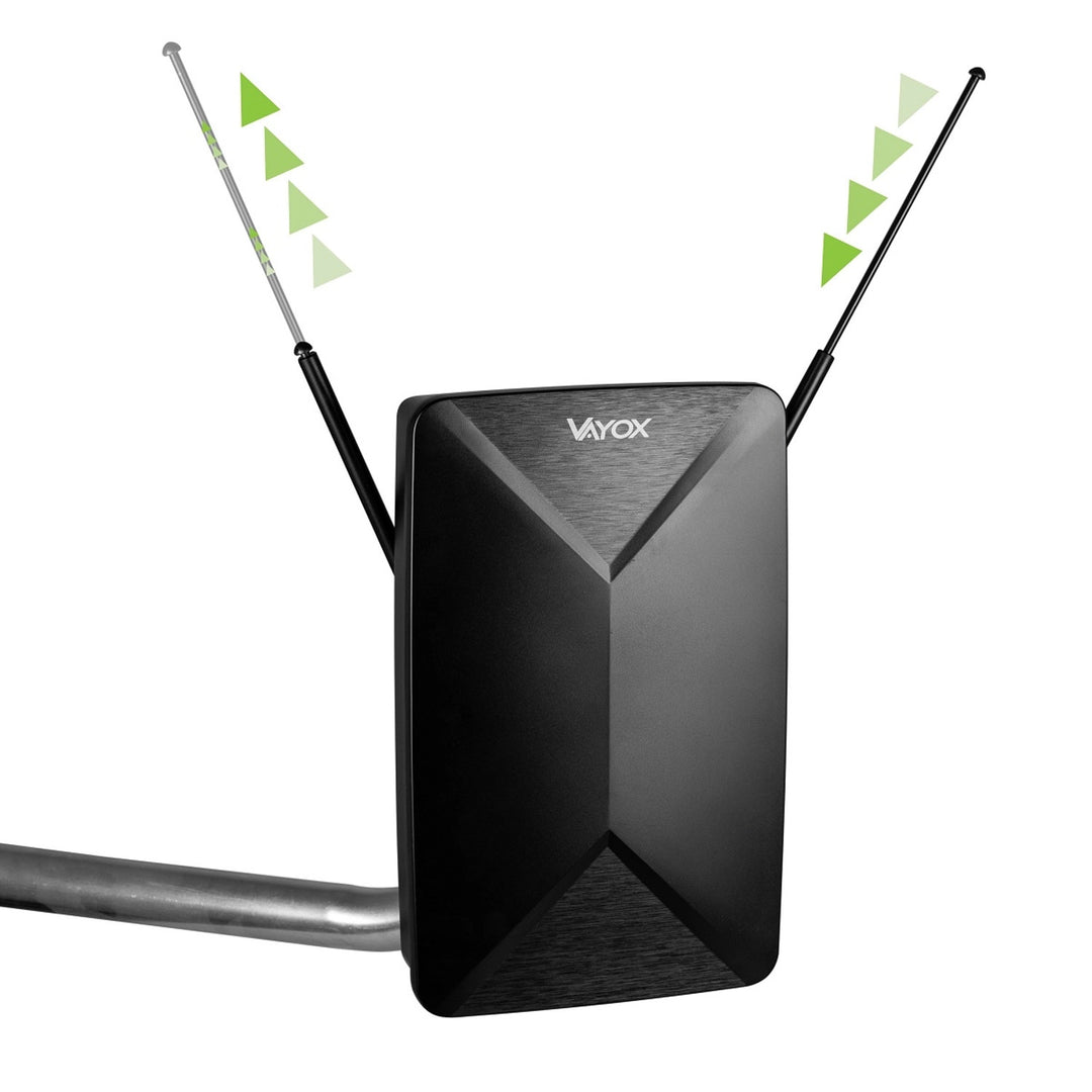 Aktív antenna, szobai, beltéri, kültéri, DVB-T2, 4K földfelszíni televízió, Vayox