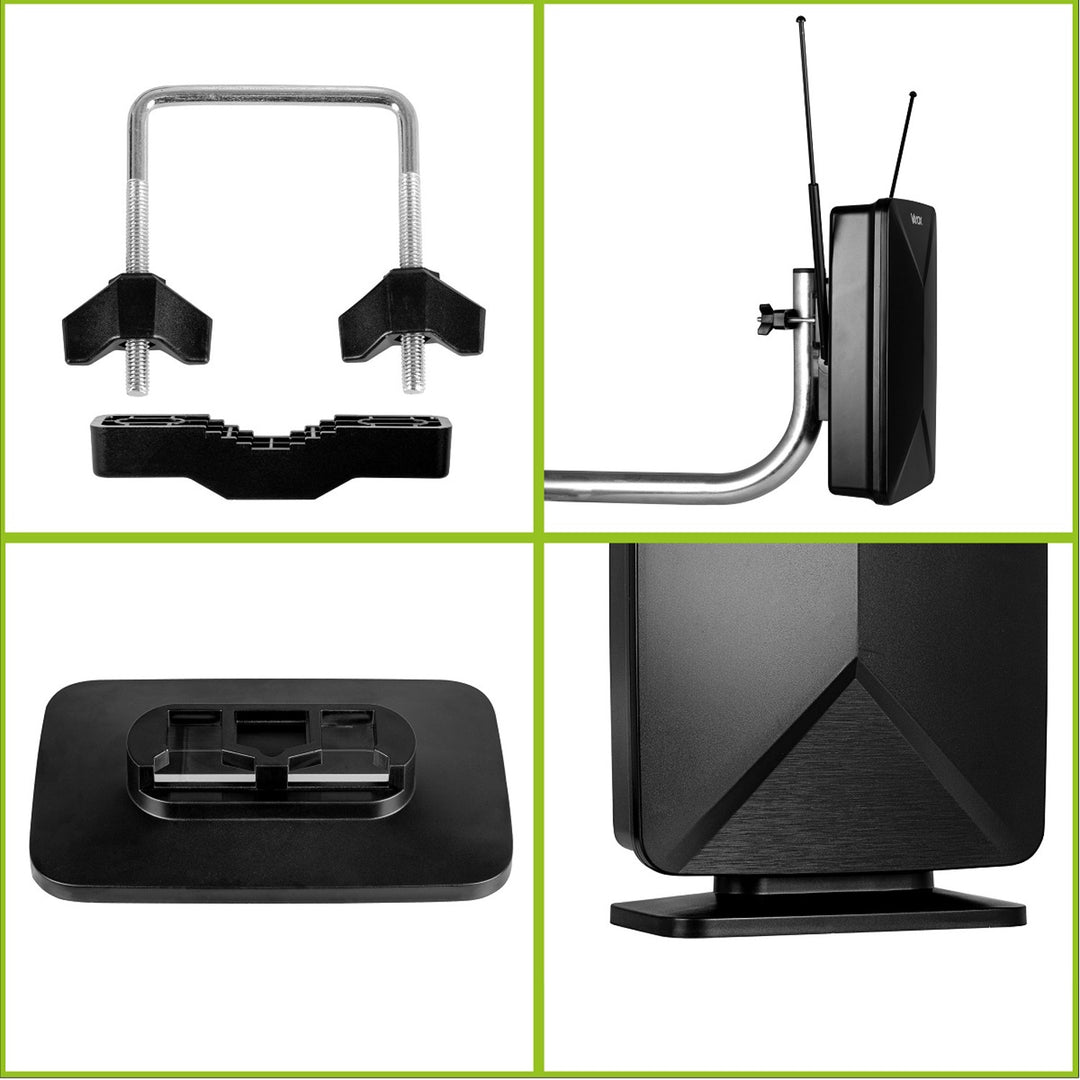 Aktív antenna, szobai, beltéri, kültéri, DVB-T2, 4K földfelszíni televízió, Vayox