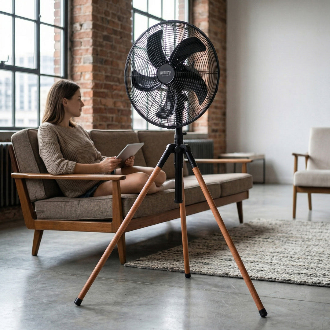 Loft 40 cm / 16” állványos ventilátor, magasság 119–132 cm, CR 7329, Camry