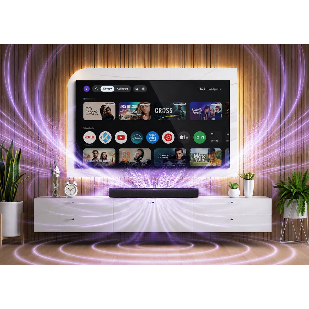 MECOOL KS3 UHD OTT hangprojektor + mélynyomó + 2 db hangszóró