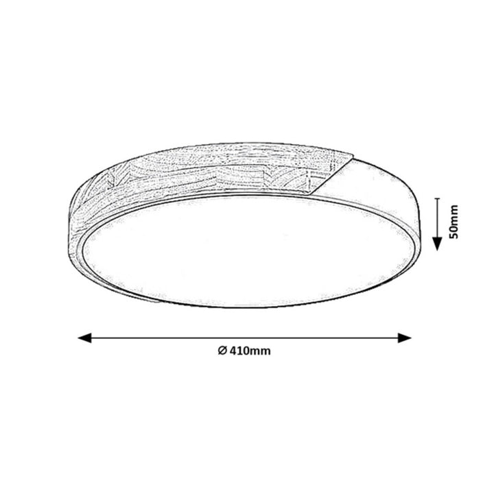 Rabalux Maple2 LED mennyezeti lámpa, 24 W, IP20, matt fehér, 3000 K, 71417