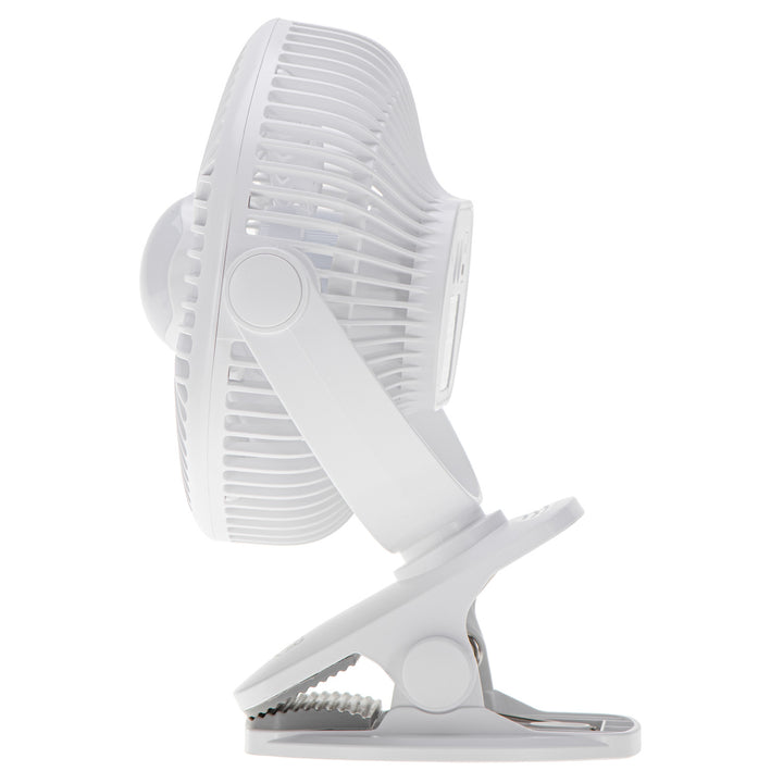 5"/12,7 cm-es akkumulátoros ventilátor klipsszel – USB / LED, AD 7335, Adler