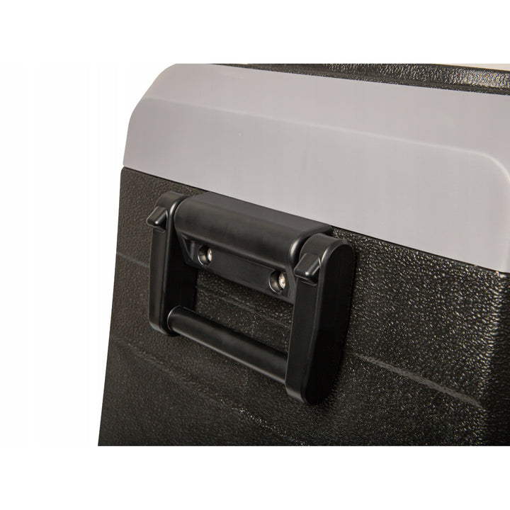 Blow kompresszoros autós hűtőtáska, 35 literes űrtartalom, érintőképernyős vezérlőpanel, 12 V, 24 V és 230 V, USB-C csatlakozó, 44-208#