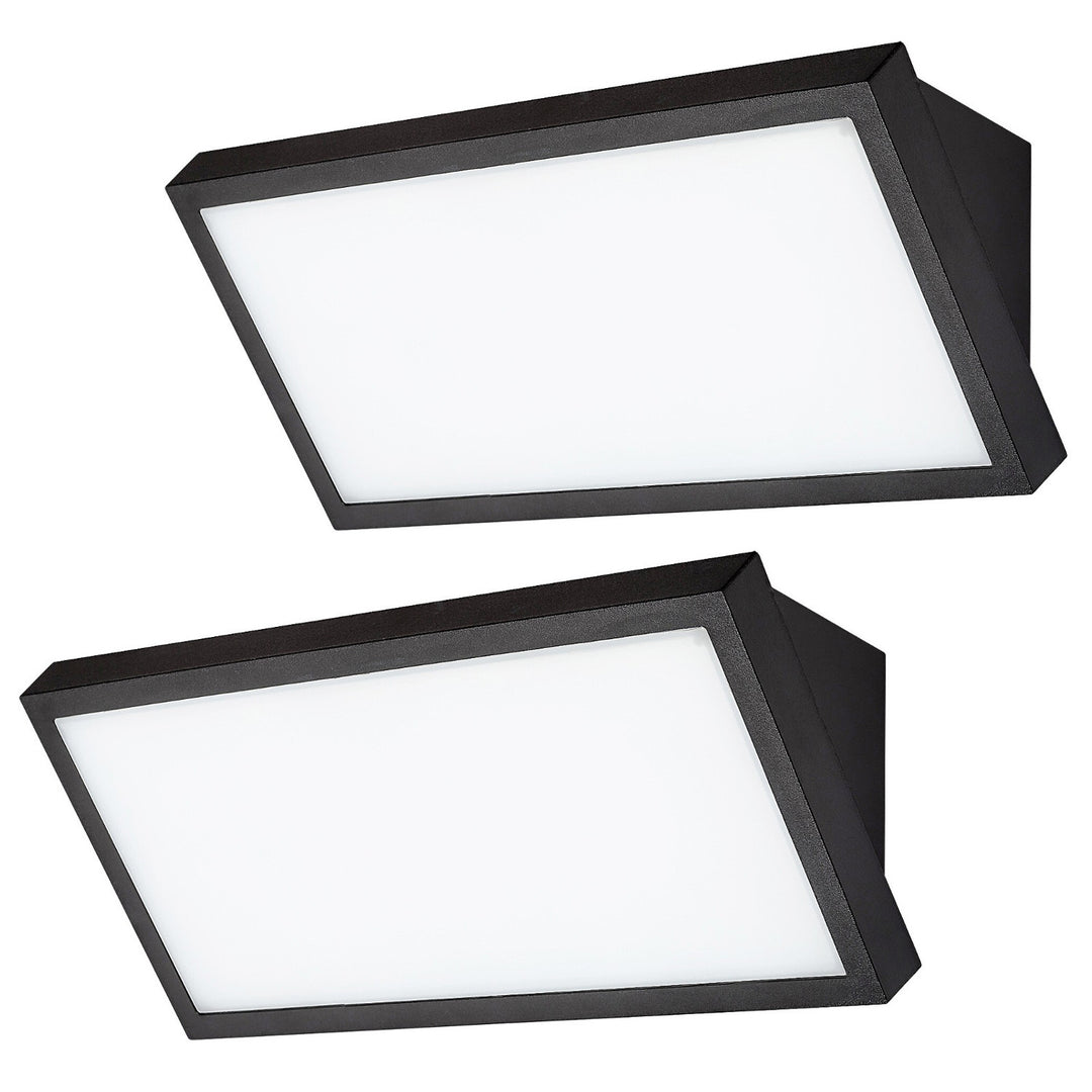 Rabalux Rapla2 LED lámpa, 18 W, fekete, IP65, F energiaosztály, fényhőmérséklet-szabályozás: 2700, 4000, 6500 K, 77150, 2 darab