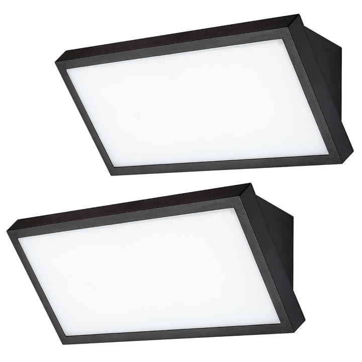 Rabalux Rapla2 LED lámpa, 18 W, fekete, IP65, F energiaosztály, fényhőmérséklet-szabályozás: 2700, 4000, 6500 K, 77150, 2 darab