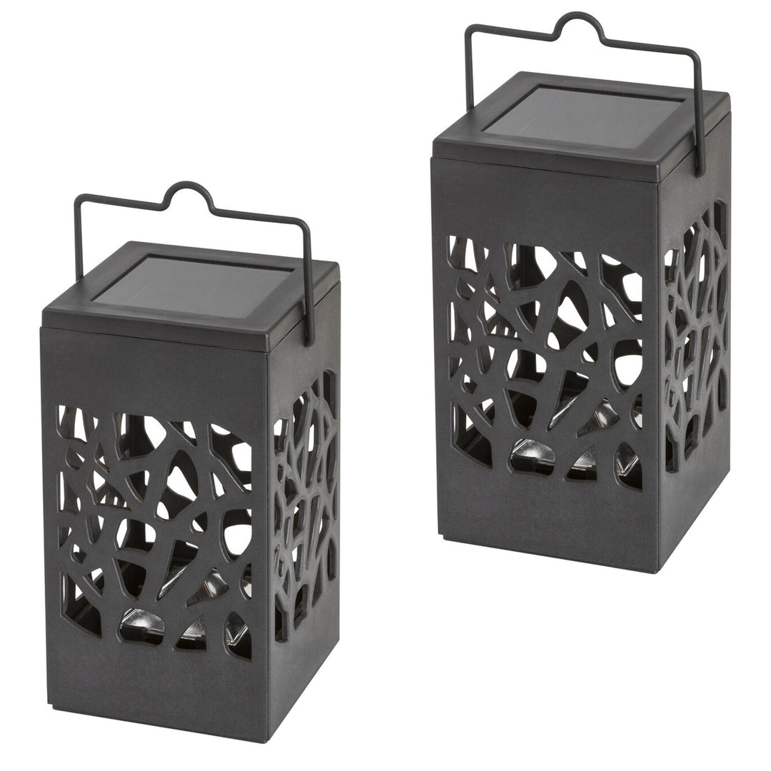 Mora napelemes lámpa, 1 lm, IP23 védelmi fokozat, fekete szín, 0,07 W-os LED, 8948, 2 darab