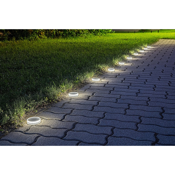 Trillo LED napelemes lámpa, 0,3 W, alkonyatérzékelő, átlátszó színű, IP65, K 4000, 77175, 2 darab