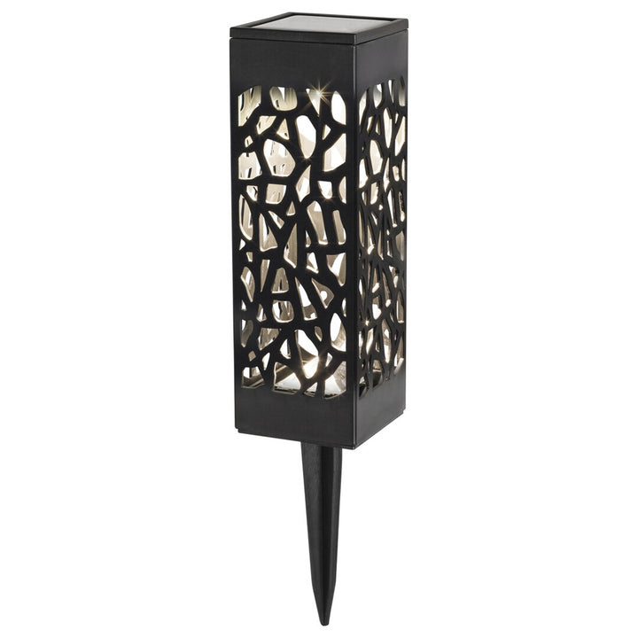 Mora napelemes lámpa, 2 lm, IP23 védelmi fokozat, fekete szín, 0,16 W-os LED, 8949, 2 darab