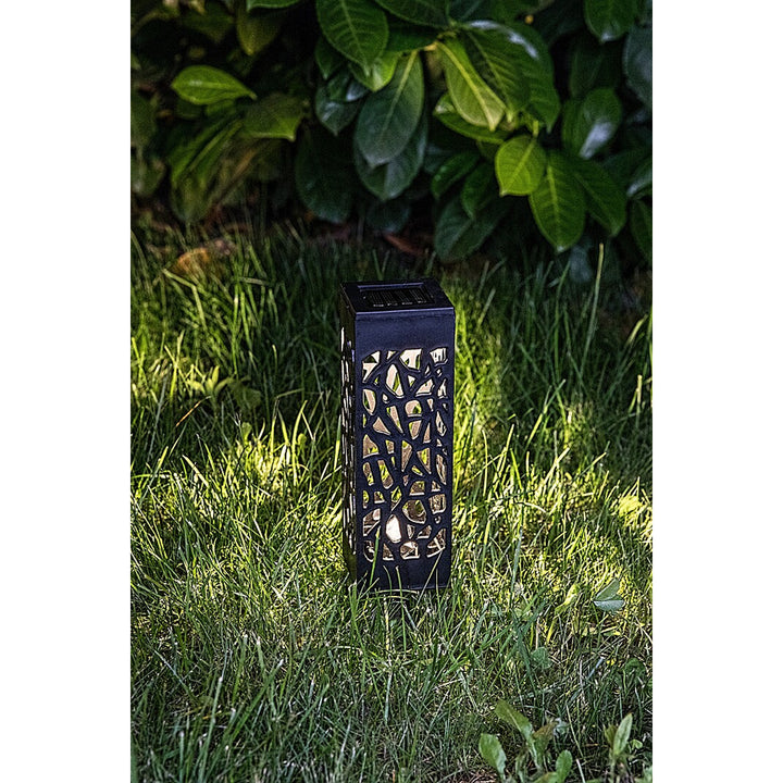 Mora napelemes lámpa, 2 lm, IP23 védelmi fokozat, fekete szín, 0,16 W-os LED, 8949, 2 darab
