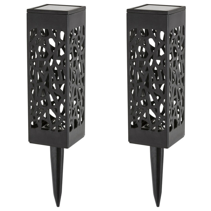 Mora napelemes lámpa, 2 lm, IP23 védelmi fokozat, fekete szín, 0,16 W-os LED, 8949, 2 darab