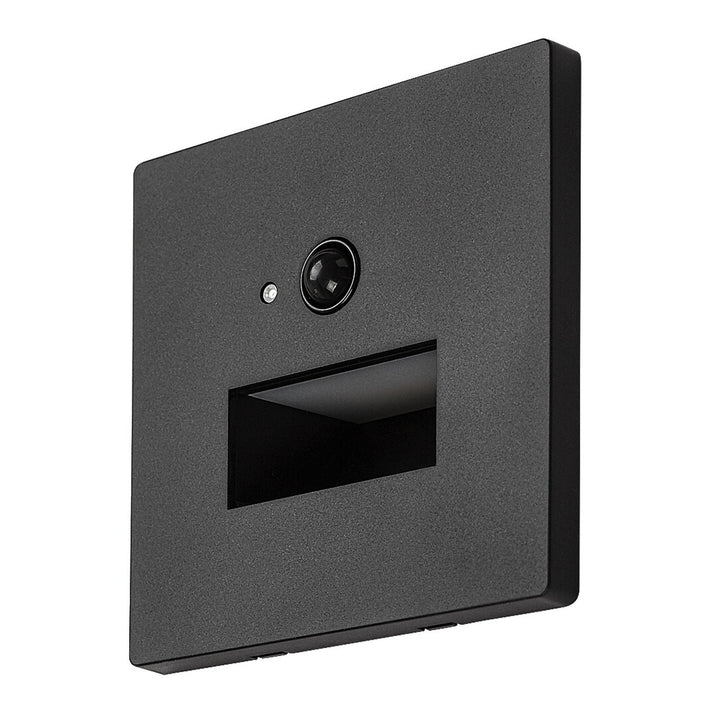 Lunca LED-lámpa, 1 W, IP20, fekete, 3000, 4500, 6500 K, mozgásérzékelő, fényérzékelő, 77197, 4 darab