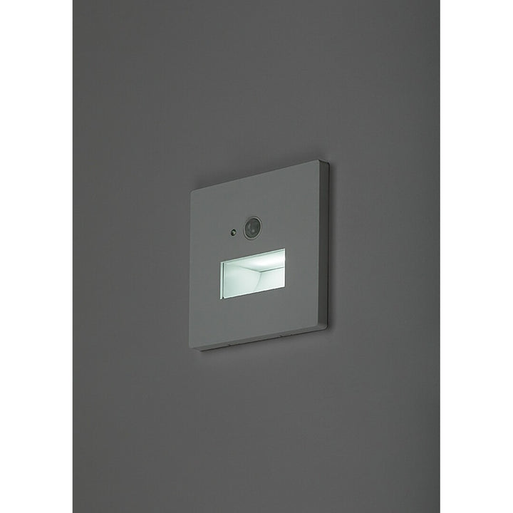 Lunca LED-lámpa, 1 W, IP20, fehér, 3000, 4500, 6500 K, mozgásérzékelő, fényérzékelő, 77198, 2 darab