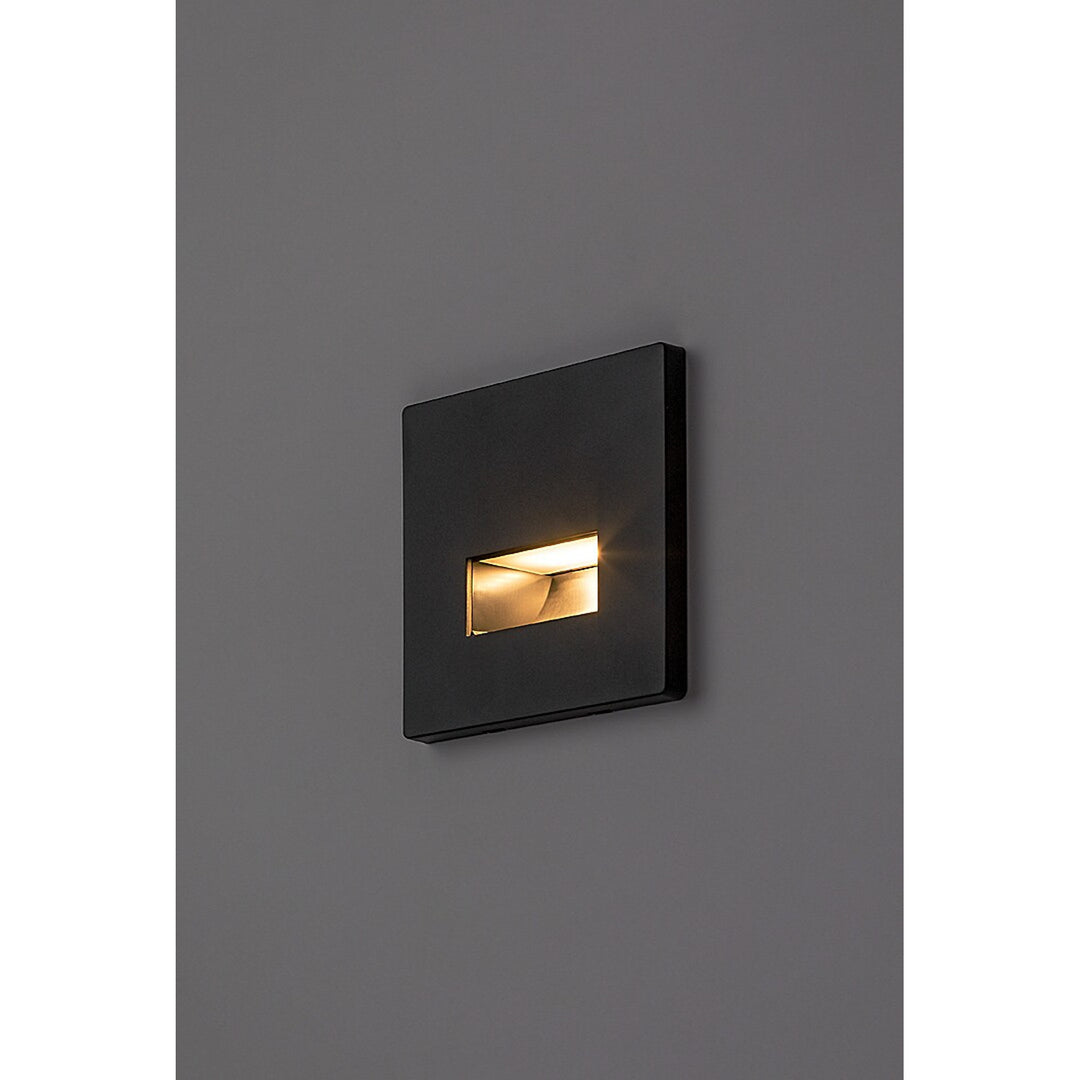 Lunca LED-lámpa, 1 W, IP20, fekete, állítható fényhőmérséklet: 3000, 4500, 6500 K, 77195, 2 darab