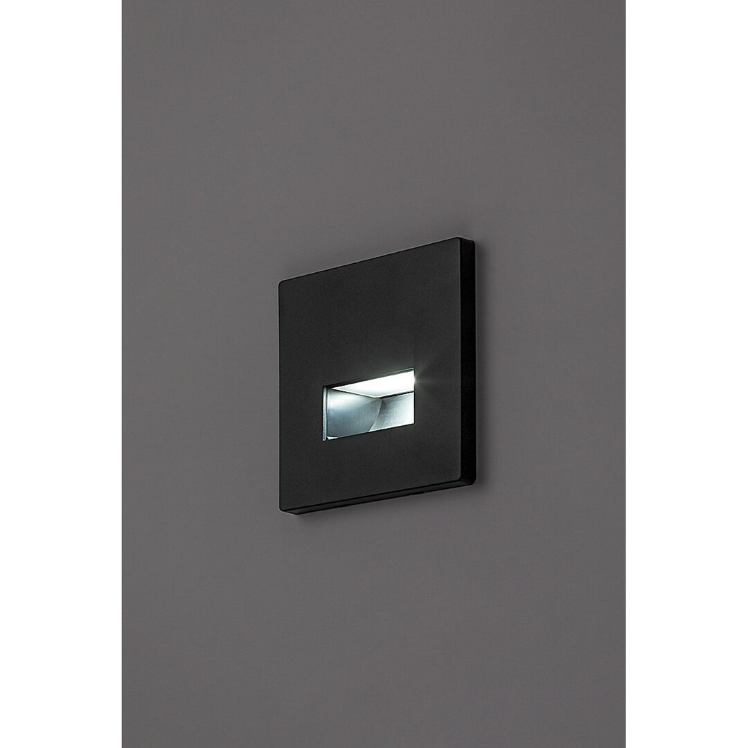 Lunca LED-lámpa, 1 W, IP20, fekete, állítható fényhőmérséklet: 3000, 4500, 6500 K, 77195, 4 darab