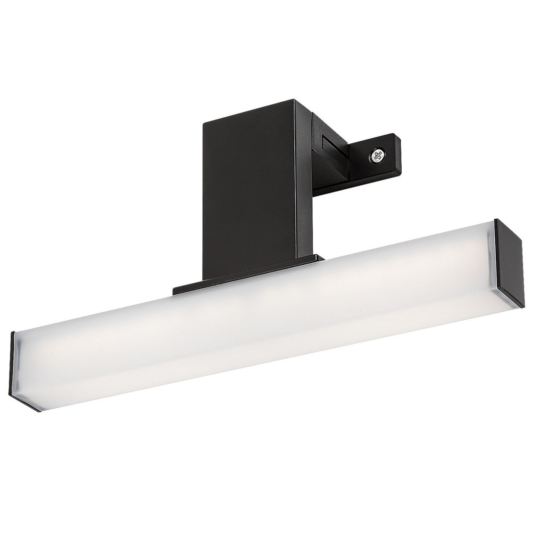 Rabalux Oliro LED 4 W-os fürdőszobai lámpa, fekete, IP44, 4000 K, 75050