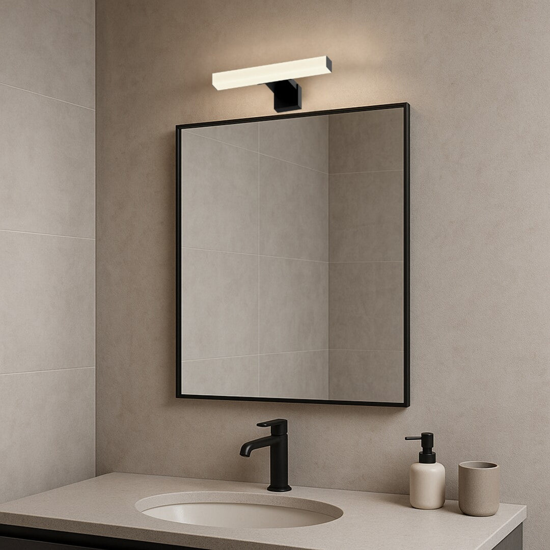 Rabalux Oliro LED 4 W-os fürdőszobai lámpa, fekete, IP44, 4000 K, 75050