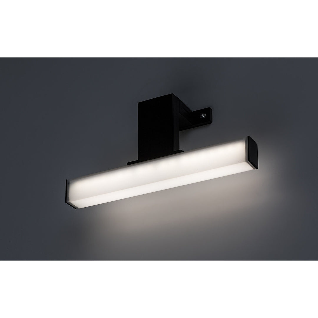 Rabalux Oliro LED 4 W-os fürdőszobai lámpa, fekete, IP44, 4000 K, 75050