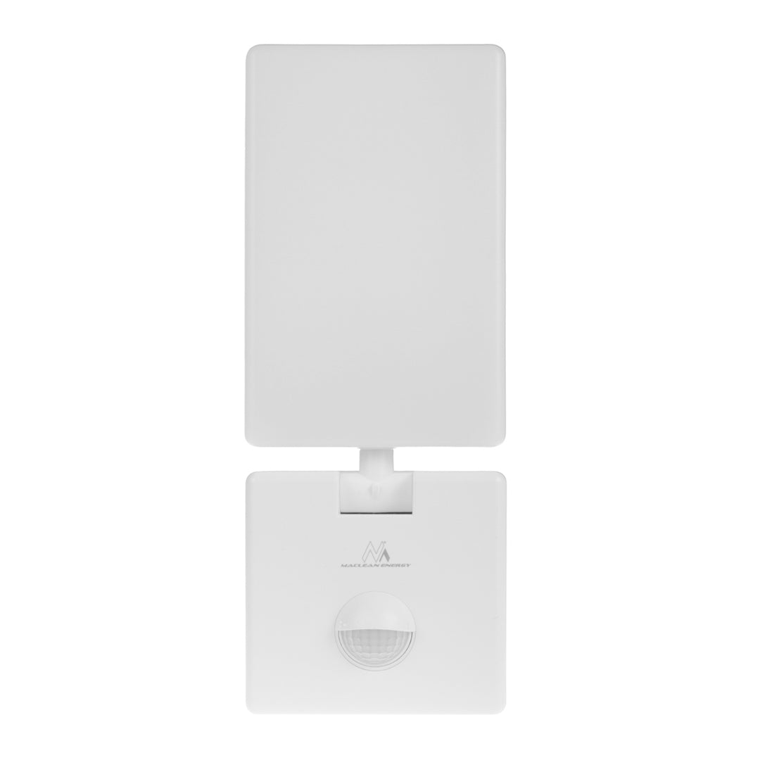 Maclean mozgásérzékelős LED-lámpa, PIR mozgásérzékelő, fehér színű, 10 W, IP65, 800 lm, semleges fehér fény (4000 K) MCE516 W, 2 darab