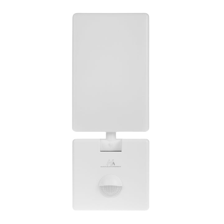 Maclean mozgásérzékelős LED-lámpa, PIR mozgásérzékelő, fehér színű, 10 W, IP65, 800 lm, semleges fehér fény (4000 K) MCE516 W, 2 darab